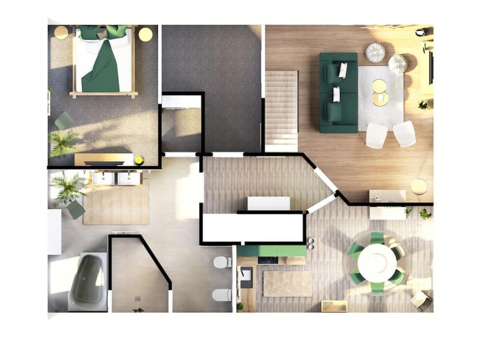 Gruenblick Oase No1 Ferienwohnung Вісмор Екстер'єр фото