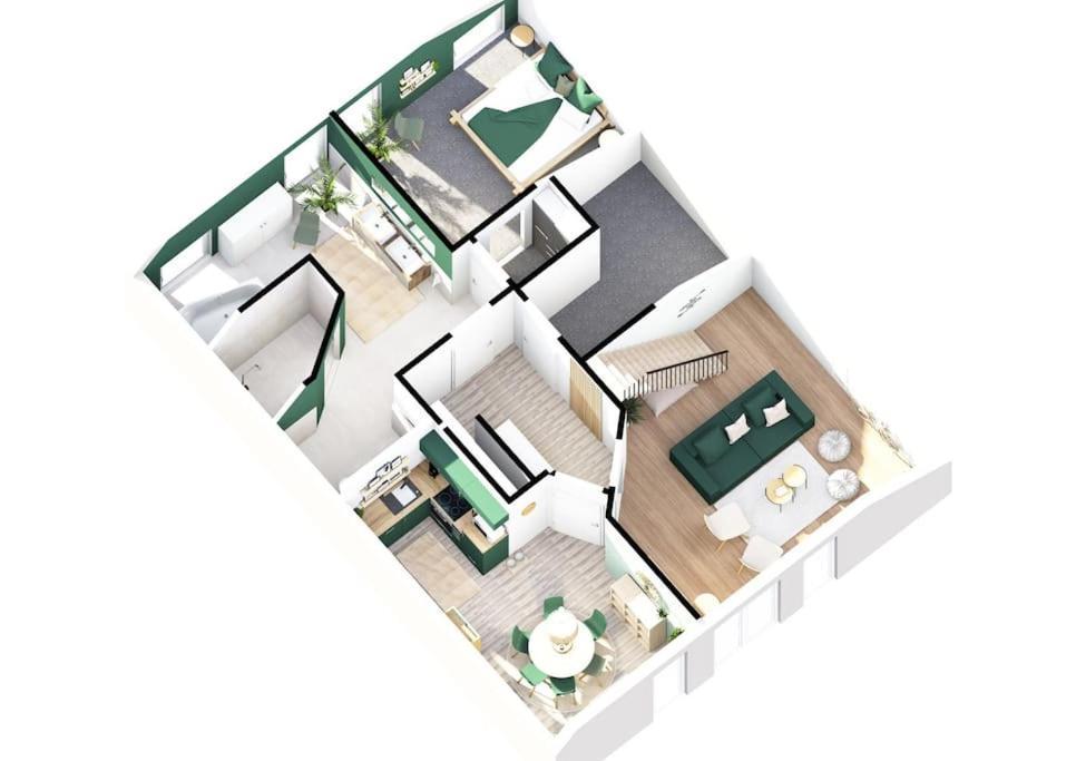 Gruenblick Oase No1 Ferienwohnung Вісмор Екстер'єр фото